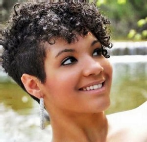 A curly Mohawk goes well for that sophisticated and feminine look