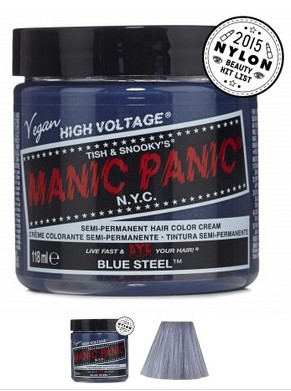 manic panic blue steel