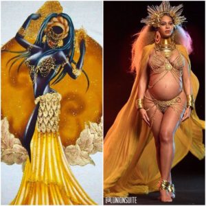 Beyonce as Goddess