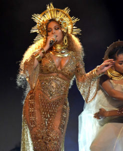 Beyonce depicting a goddess