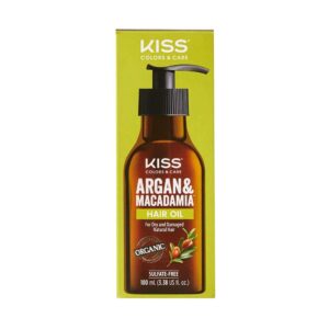 Kiss Argan & Macademia Oil Repairing Hair Serum 3.4 fl oz (3.38 US fl.oz.)