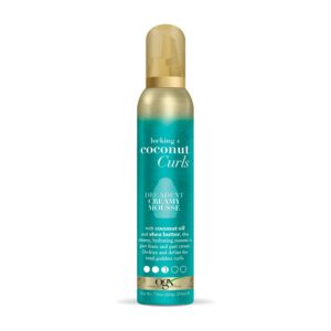 OGX Locking + Coconut Curls Decadent Creamy Mousse, 7.9 Ounce