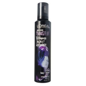 L'Oreal Paris Hair Care Advanced Hairstyle Boost It Volume Inject Mousse, 8.3 Ounce