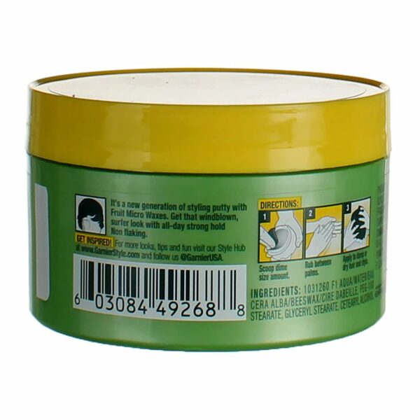 Garnier Fructis Style Surfer Hair Power Putty, 3.4 Ounce (Pack of 3